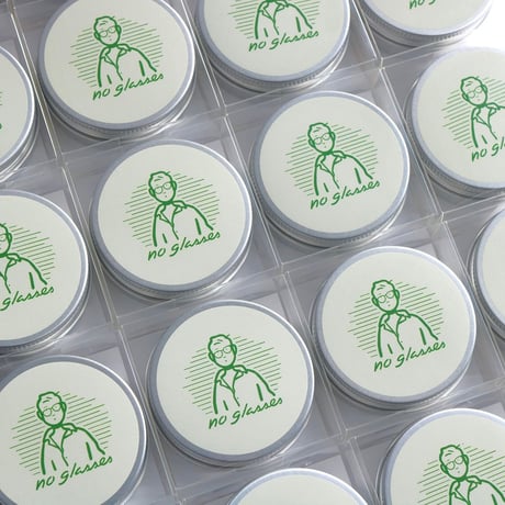 『A Man』GREEN LINE/LIMEGREEN 曇り止めクロス designed by Ryo Kaneyasu for no glasses