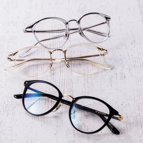 YELLOWS PLUS NICKY for no glasses 別注 Black/Deep Gold イエローズプラス ニッキー ノーグラッシーズ
