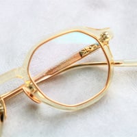 YUICHI TOYAMA. U-114 AMS 別注 for no gasses Vintage Clear/Gold