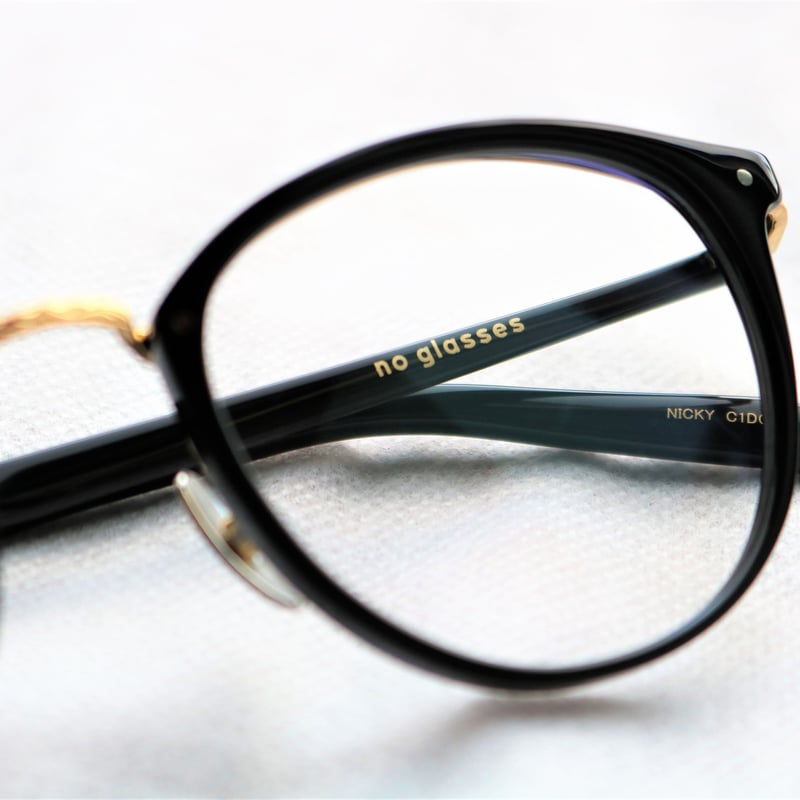 YELLOWS PLUS NICKY 別注 for no glasses Black/Deep