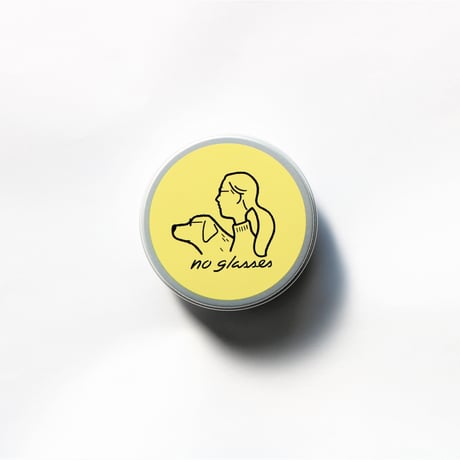 『Dog & Woman』YELLOW 曇り止めクロス designed by Ryo Kaneyasu for no glasses