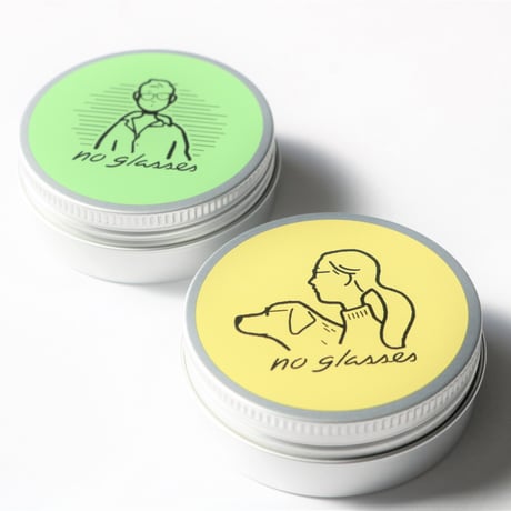 『Dog & Woman』YELLOW 曇り止めクロス designed by Ryo Kaneyasu for no glasses