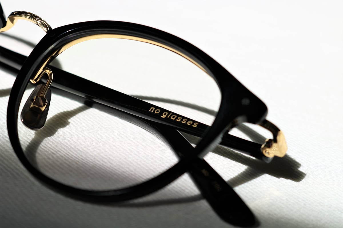 YELLOWS PLUS NICKY 別注 for no glasses Black/Deep