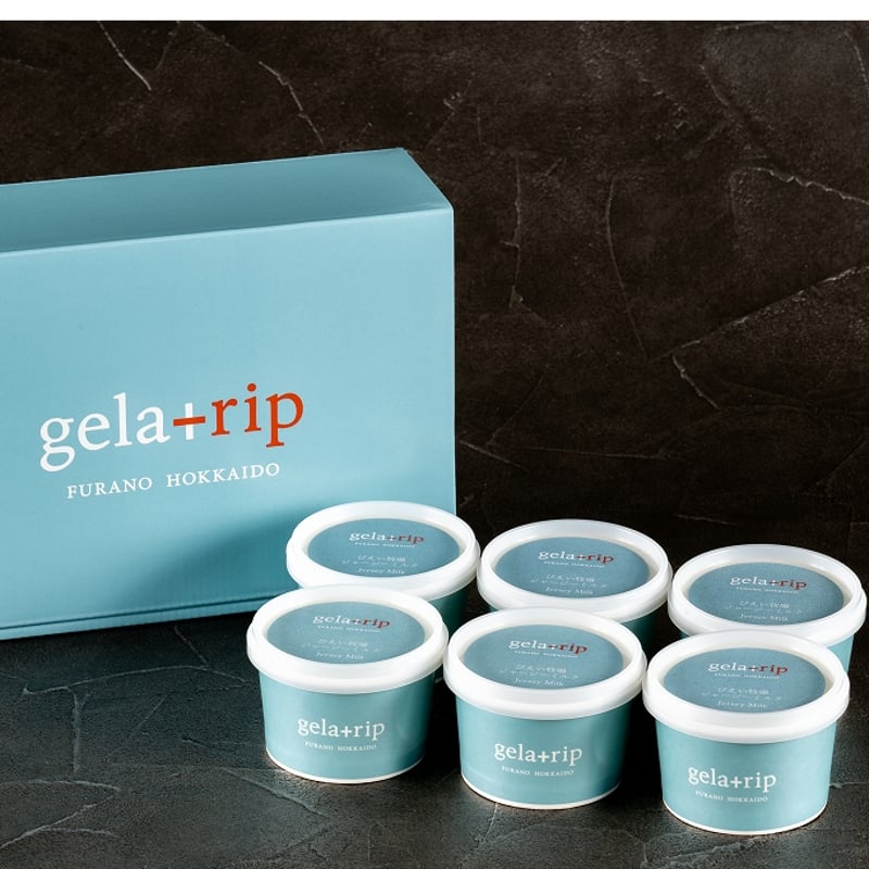 びえい牧場ジャージーミルク ジェラート6個BOX | gelatrip ~北海道発