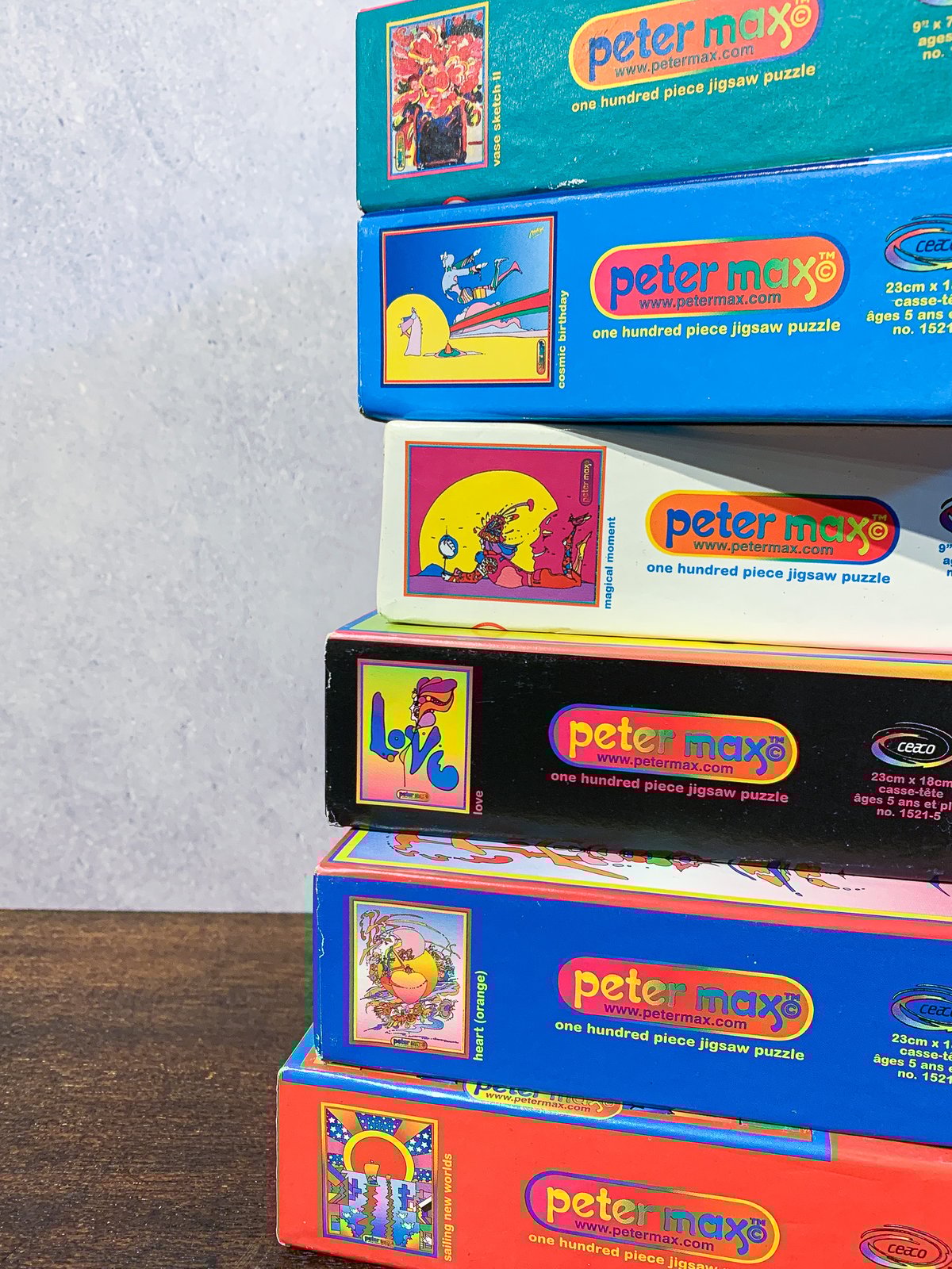 【未開封】petermax ピーターマックス550ピース ジグソーパズル Vintage Deadstock Peter Max Puzzle、新品未開封 ピーター