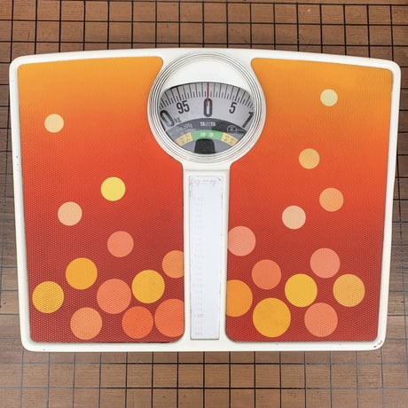 タニタ製レトロポップな体重計  / Japan 70s〜80s