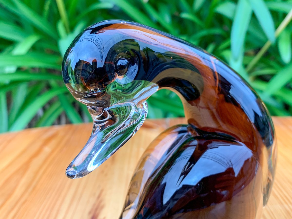 Murano Glass Swan Sculpture | STRANGEPOPS