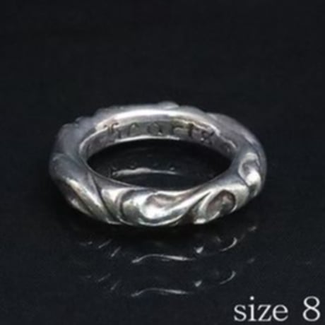 Chrome Hearts Scroll Band Ring #30934