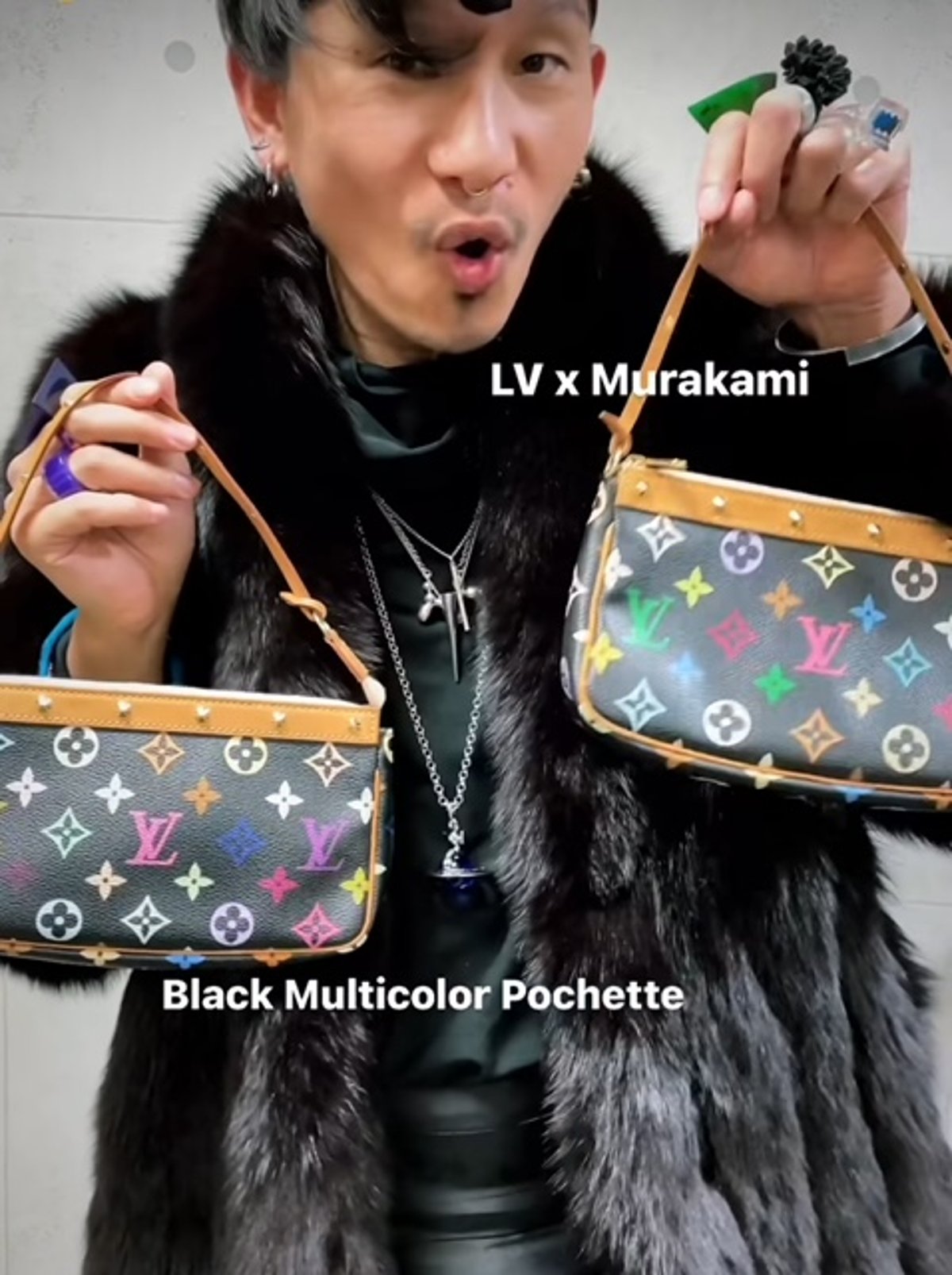 🙀YES, and?! Not one, but two LV x Murakami Blac