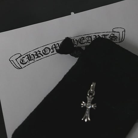 Chrome Hearts CH Cross Baby Fat Charm Pave Diamonds #103293