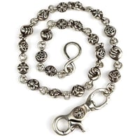 Chrome Hearts #2 Multi-Ball Wallet Chain 1 Clip Long  #31143