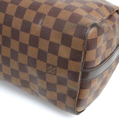 Louis Vuitton Speedy Bandouliere 25 Handbag Damier Ebene Canvas N41368 #19408