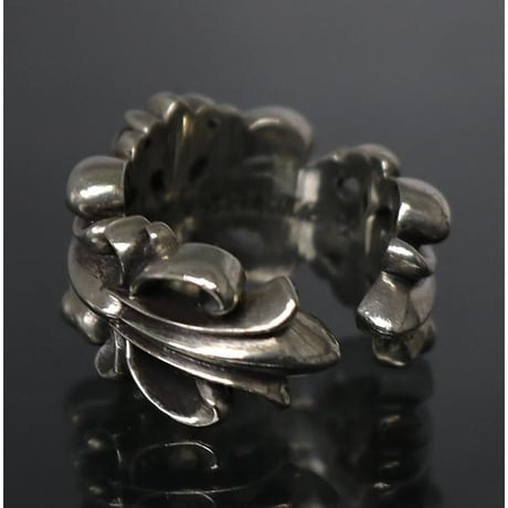 Chrome Hearts Double Floral Cross Ring #103260