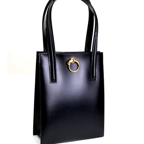 【美品】希少品CARTIERパンサーライン 本革 ハンドバッグ トートバッグ Cartier 極 美品 希少品 CARTIER カルティエ パンサーライン