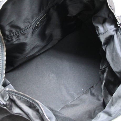 CHANEL New Travel Line Boston Bag Nylon Black #75239