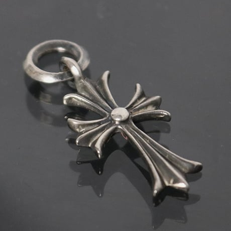 Chrome Hearts Tiny CH Cross Pendant Aftermarket Diamonds# 31359