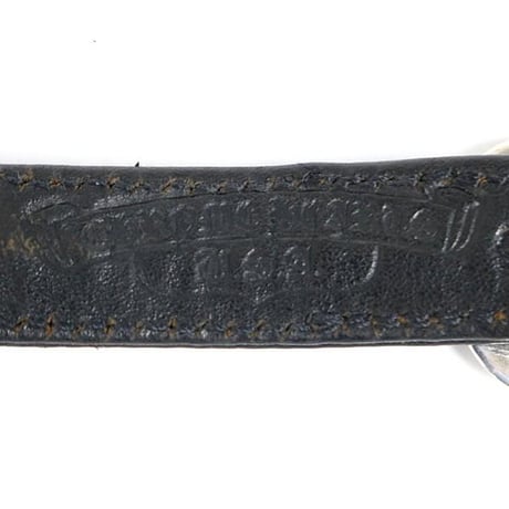 Chrome Hearts "Kyosuke Himuro" Dog Tag Gunslinger Leather Bracelet #102634
