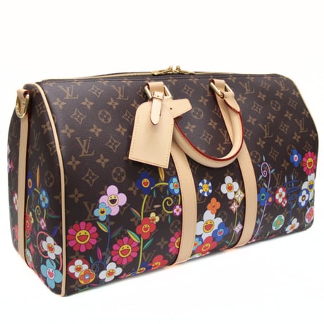 Louis Vuitton x Murakami Keepall Bandoulière 45 Boston Bag Monogram Canvas M14182 #74130