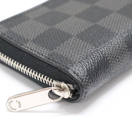 Louis Vuitton Zippy Coin Purse Damier Graphite Canvas N63076 #74278
