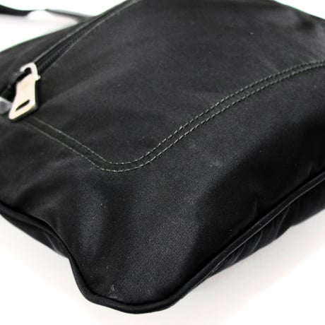 PRADA Shoulder Bag Nylon Black ＃74609