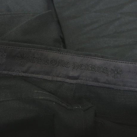 Chrome Hearts Fleur knee Denim Jeans Black #101598