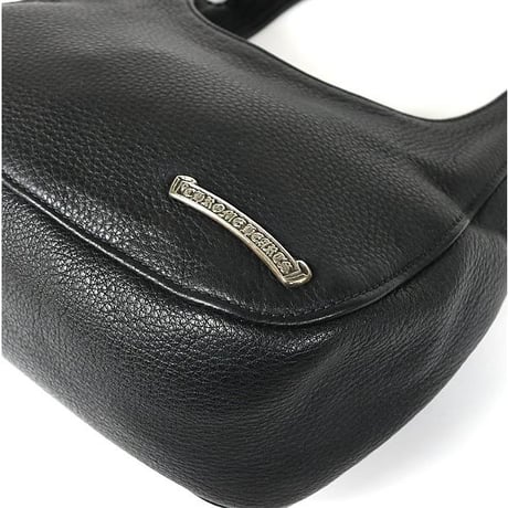 Chrome Hearts HOBO Leather Shoulder Bag Black  #30236