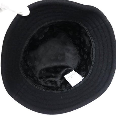 Chrome Hearts Cashmere CH Logo Bucket Hat Black #101749