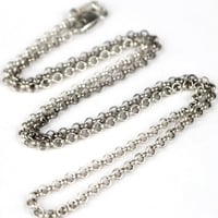 Chrome Hearts Roll Chain Necklace 18 inches #103625