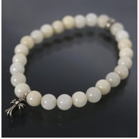 Chrome Hearts Stack CH Cross 6mm Beaded Bracelet  #102152