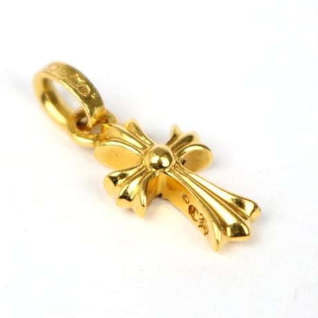 Chrome Hearts 22K Baby Fat Cross Charm Pavé Diamonds  #103568