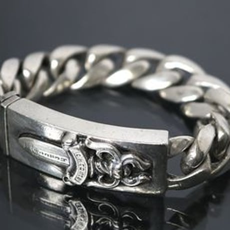 Chrome Hearts Dagger ID Bracelet Classic Link 11 Links #30450