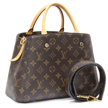 Louis Vuitton Montaigne BB Handbag Monogram Canvas M41055 #75070