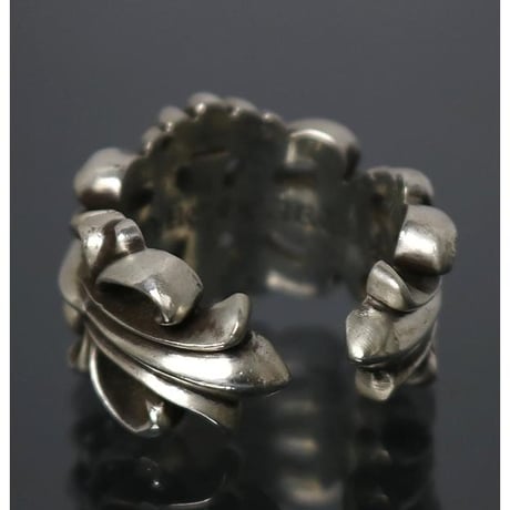 Chrome Hearts Double Floral Cross Ring #31287