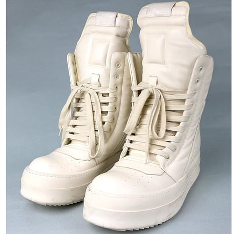 Rick Owens Mega Geobasket Sneakers Milk ＃103425