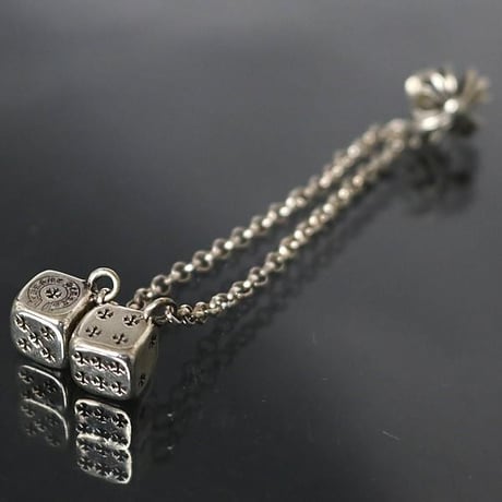 Chrome Hearts Double Dice Drop Earring #102501