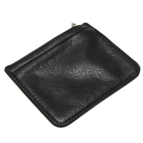 Chrome Hearts 3x4 Scroll Label Leather Card Case #30995