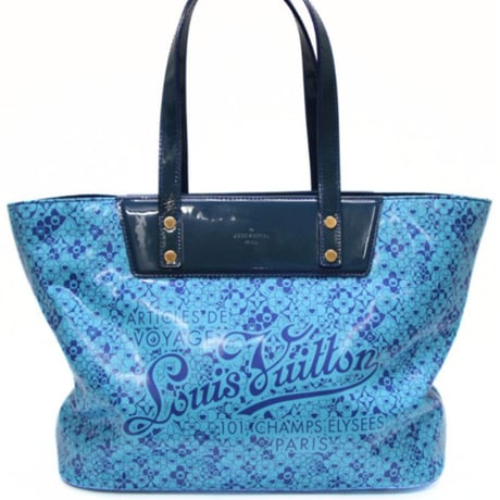 Louis Vuitton x Murakami Cosmic Blossom PM Tote Bag PVC Blue M93161 #73380