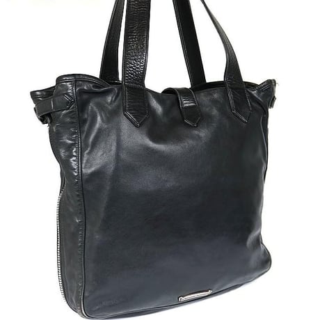 Chrome Hearts Gunslinger Leather Tote Bag Black  #97885