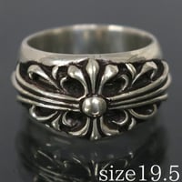 Chrome Hearts Floral Cross Ring #103154