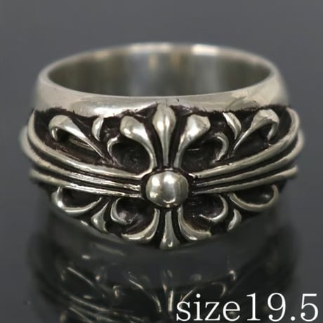 Chrome Hearts Floral Cross Ring #103154