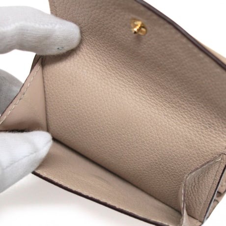 Louis Vuitton Lockmini Wallet Calf Leather Greige M69340 ＃74200