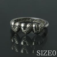 Chrome Hearts Bubblegum 3-Heart Ring #102841