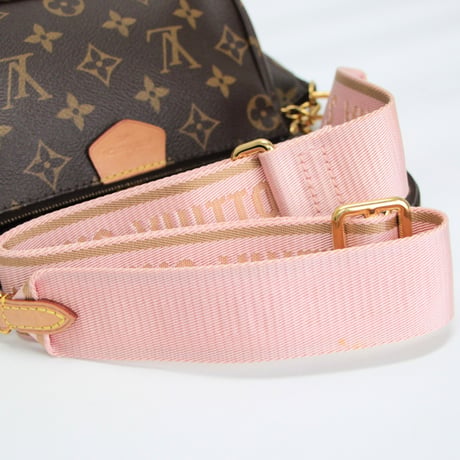 Louis Vuitton Multi Pochette Accessoires Handbag Monogram Canvas Pink M44840 #73477