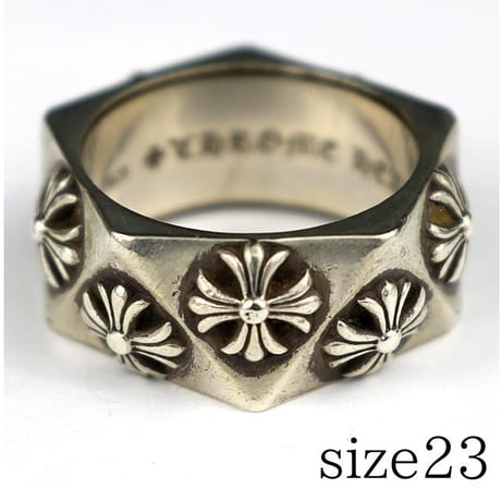 Chrome Hearts Pentagon CH Plus Ring #31294