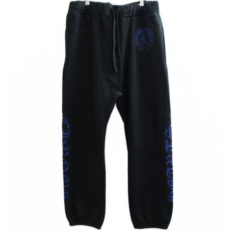 Chrome Hearts Old English Logo Sweatpants Black/Blue #30468