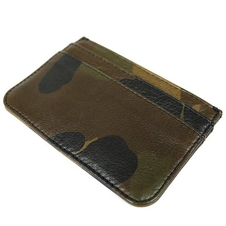 Chrome Hearts Double-Side Leather Card Case with Camo Pattern  #30278