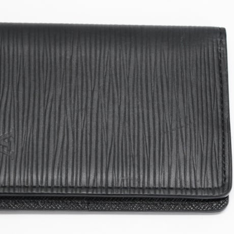 Louis Vuitton Pocket Organizer Card Holder Epi Leather Black M60642 #75257