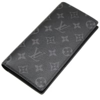 Louis Vuitton Brazza Wallet Monogram Eclipse Black M61697 #74688