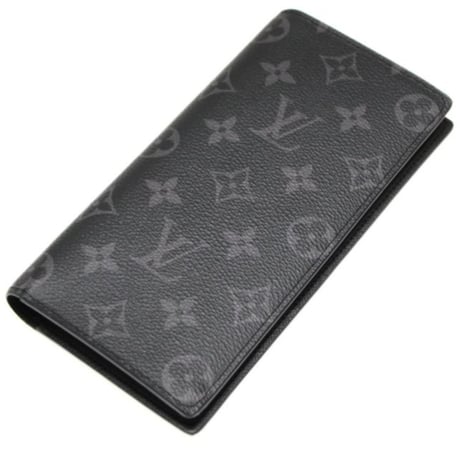 Louis Vuitton Brazza Wallet Monogram Eclipse Black M61697 #74688