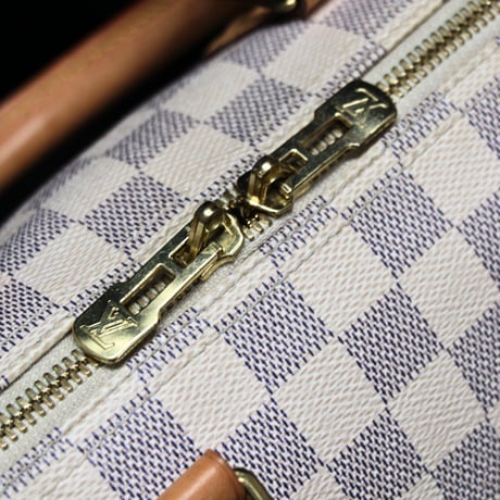 Louis Vuitton Speedy Bandouliere 25 Handbag Damier Azur Canvas N41374 #74254